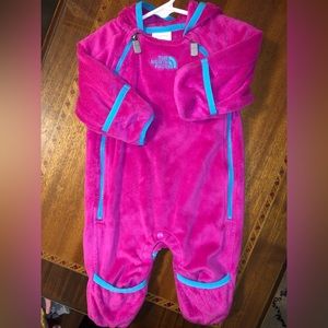 0-3 month baby girl north face